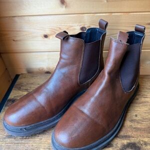 Next Chestnut Leather Chelsea Boots